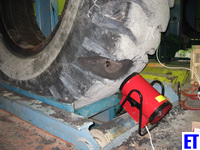 Сушка разделанного повреждения шины - одна из важнейших операций