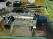 Ручной пневматический экструдер для ремонта карьерных шин