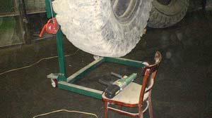 Вспомогательное оборудование для ремонта шин  на участке ремонта шин  БелАЗ 7540, 7548, 7547